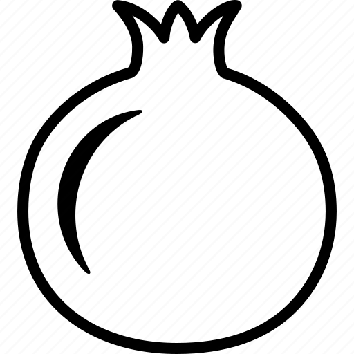 Гранат силуэт