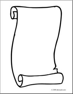 Свиток карандашом