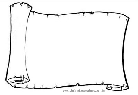 Трафарет свитка