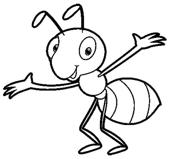 Насекомые раскраска для детей