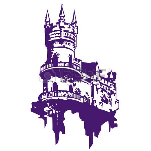 Ласточкино гнездо Крым вектор