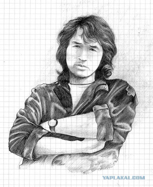 Виктор Цой портрет