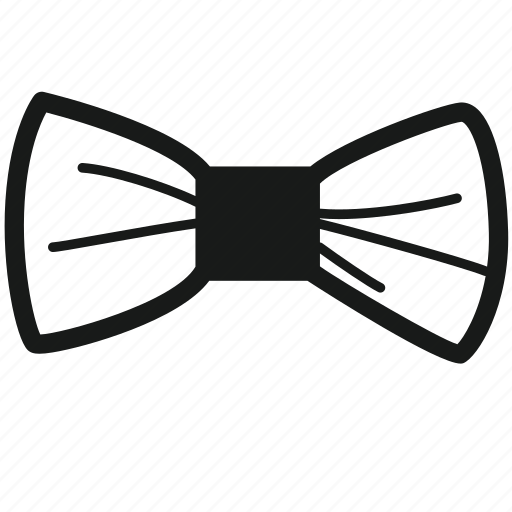 Галстук бабочка силуэт