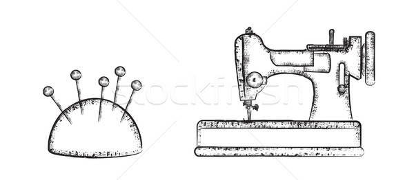 Легко нарисовать швейную машинку