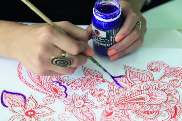 Узоры для росписи по ткани акрилом