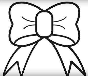 Бантик эскиз