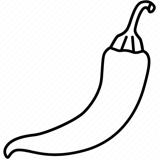 Перец Чили раскраска