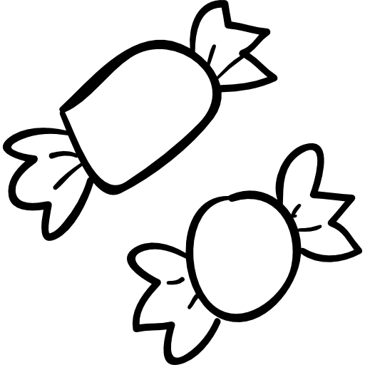 Раскраска конфеты