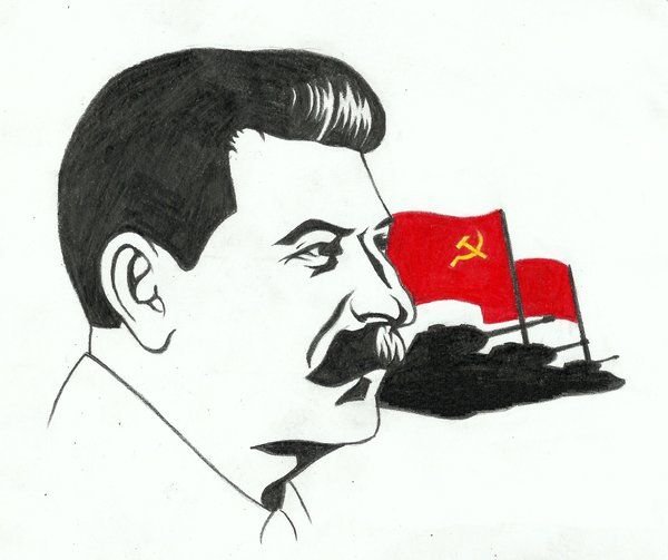 Сталин портрет профиль