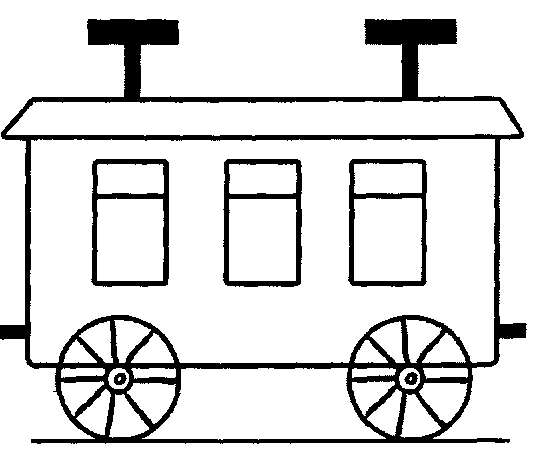 Изображение поезда с вагонами