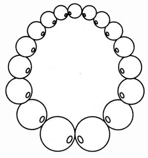 Бусы для раскрашивания детям