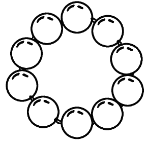 Бусы для раскрашивания детям