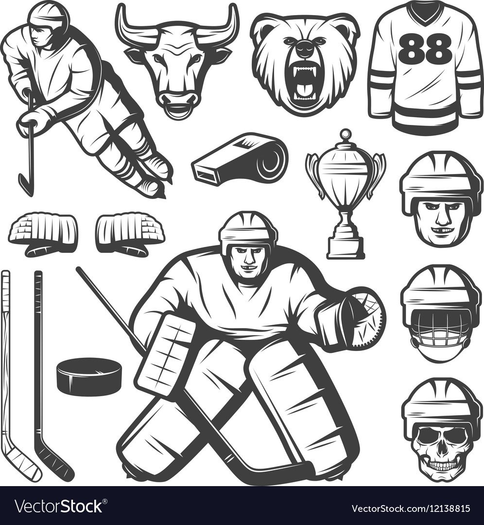Хоккейные элементы