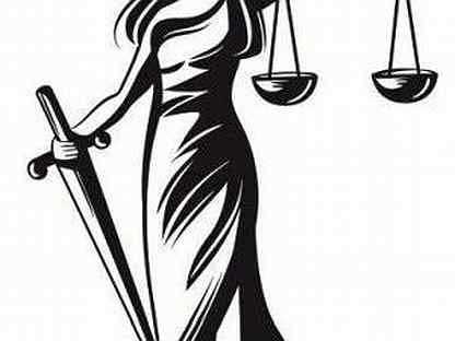 Раскраска богиня правосудия