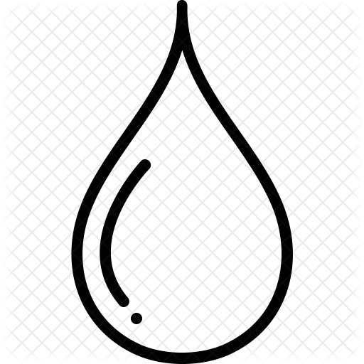 Капля черно белая