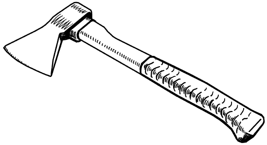 Топор контур