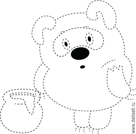 Рисование по точкам для детей