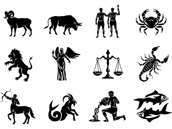 Знаки зодиака Векторная Графика