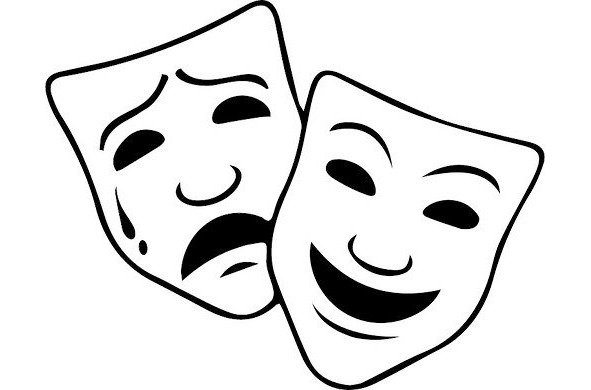 Грустная маска Театральная