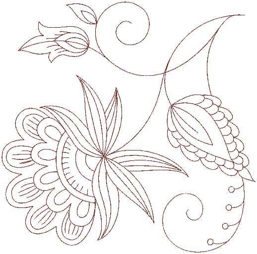 Узоры для вышивки гладью