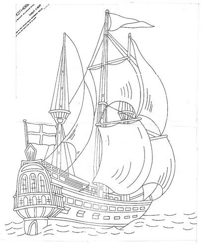Векторные изображения старинных кораблей