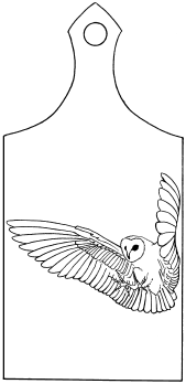 Шаблон доски для росписи