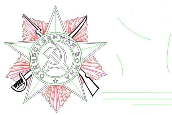 Орден Победы раскраска