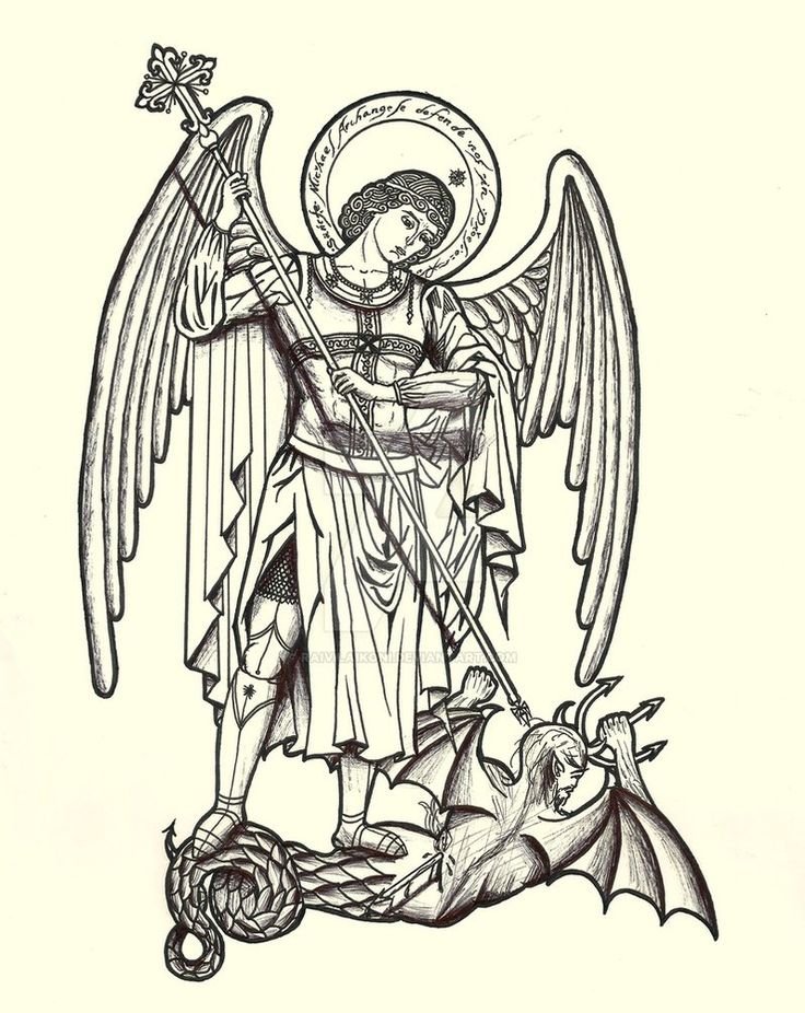 St Michael the Archangel Sketch.