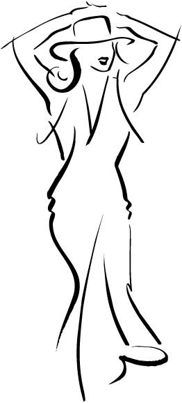 Контур человеческого тела