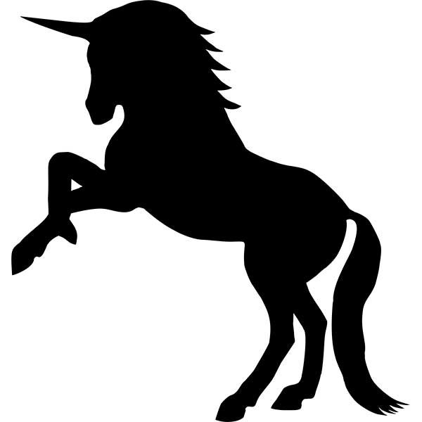 Единорог трафарет