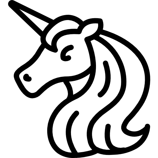 Единорог контур
