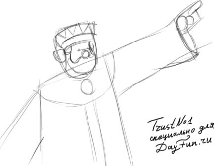 Раскраска Нептун морской царь