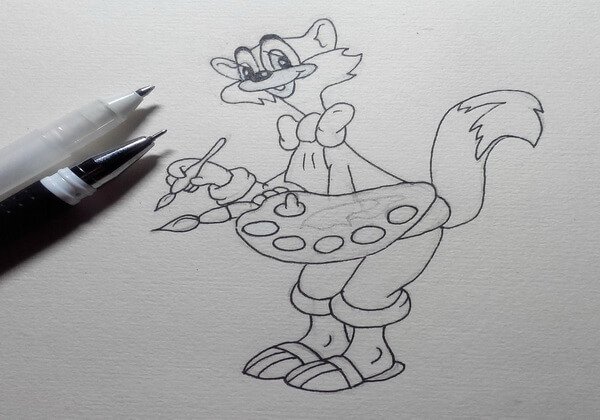 Раскраска по номерам Леопольд