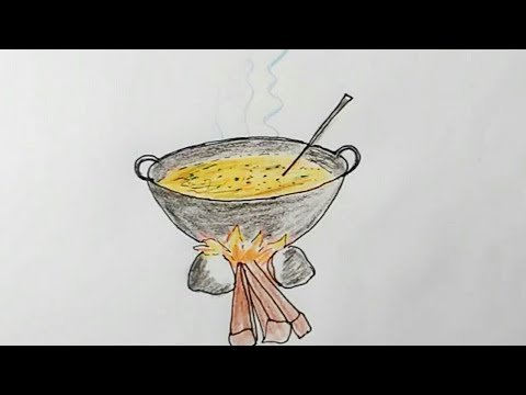 Рисунок послевоенный суп