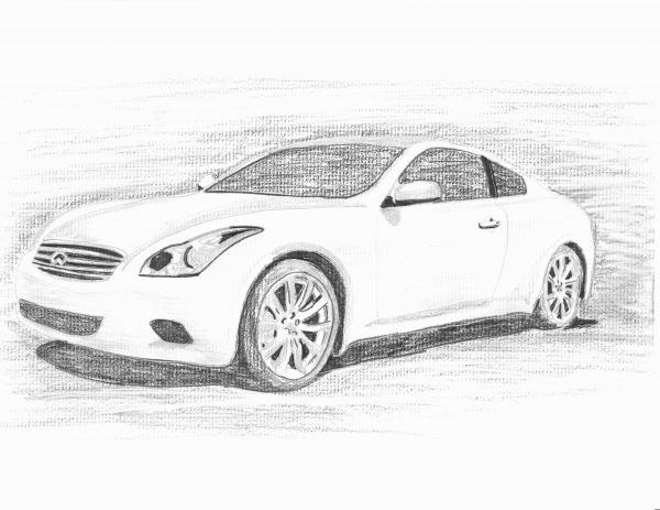 Раскраски машины Инфинити