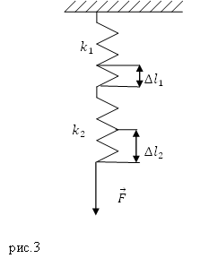Растяжение пружины формула