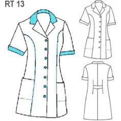 Лекала халат медицинский женский