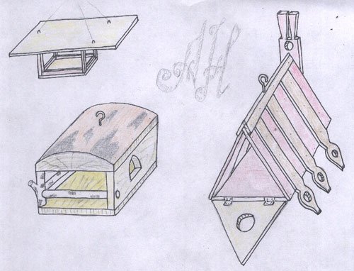 Эскиз кормушки для птиц