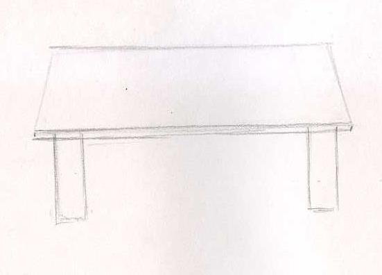 Скамейка в графике