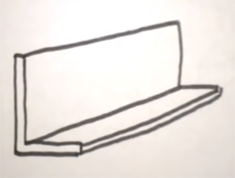 Лавка карандашом