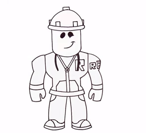 РОБЛОКС рисунки простые