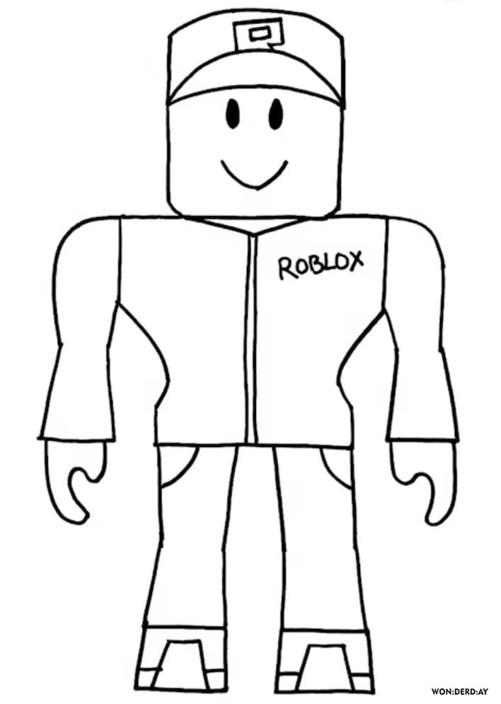 Как рисовать человечка из роблокса