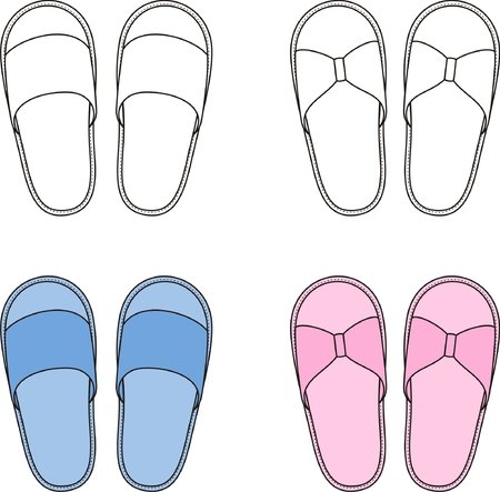 Тапки для срисовки