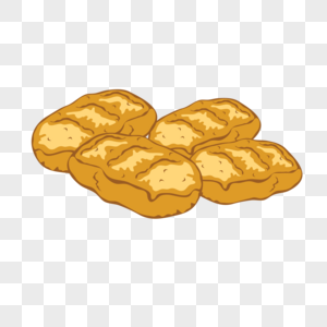 Детский наггетсы рисованный