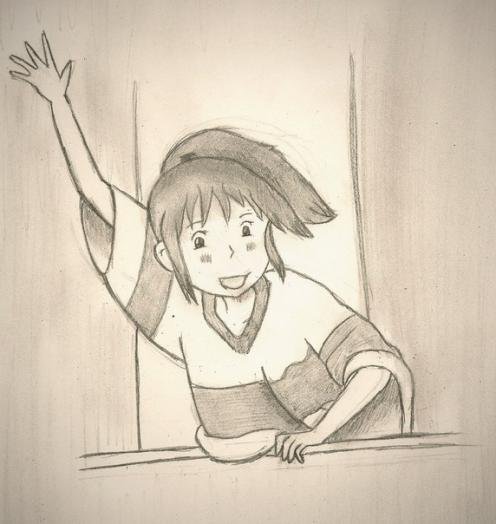 Тихиро срисовать
