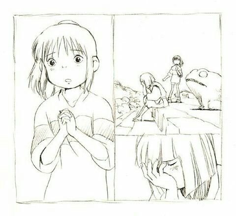 Тихиро и Хаку комиксы