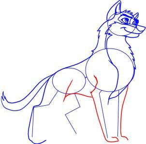 Балто рисунок поэтапно