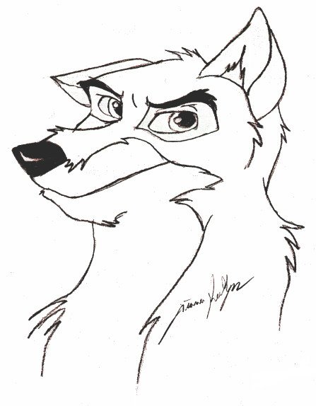 Балто срисовать