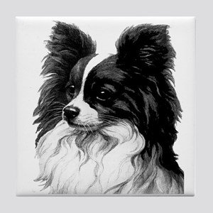 Папийон собака рисунок