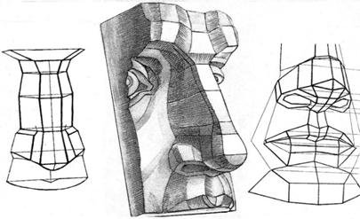 Аполлон рисунок гипсовой головы поэтапно